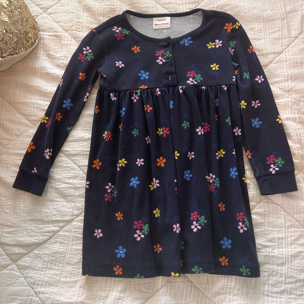 Hanna Andersson long sleeve floral dress